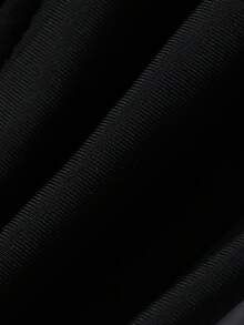 Livesso Baju Renang Olahraga Terusan Lengan Panjang Motif Blok Warna untuk Wanita - Hitam - View 6