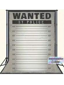 Suspect Lineup Background, Suspect Height Chart, Mysterious Themed Party Decoration Background, Portrait Photography Background, - Section A - View 1