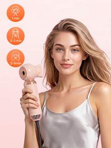 JMMO Foldable Mini Travel Hair Dryer With US Plug, Lightweight Portable Handheld Blow Dryer, Adjustable Wind Speed Compact Hair Dryer For Travel Daily Home Use - US A Type Plug(110-127V) - View 2