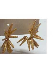 MortiRose Sunflower Earrings Women's Earrings Silver Needles Unique And Beautiful Earrings 2026 New Popular High-End Niche Temperament - Gold - View 8