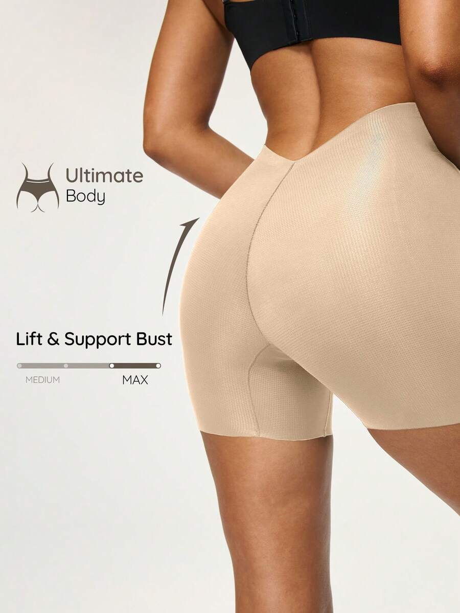 SHAPORA Women's High Waist Tummy Control Shaping Pants, Hip Enhancing Butt Lifting Body Shaper Bottoms, 1pc