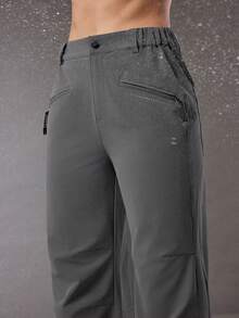 OutZeal Women Outdoor Pants Workout Hiking Stretch Flared Bottoms With Secure Pocket - Grey - View 8