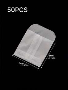 50/10pcs Semi-Transparent Mini Jewelry Envelopes, Self-Sealing Paper Bags, Suitable For Rings, Necklaces, Earrings, Seed Storage And Coin Protection, Coin Collection | Transparent Packaging | Self-Sealing Envelopes - multicolor - View 7
