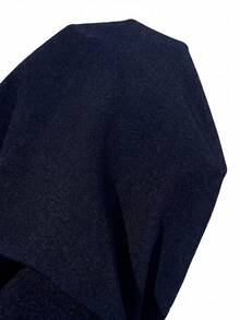 SHEIN Tall CURVE 大尺碼休閒水洗寬鬆牛仔褲 - 藍色 - 查看 4