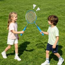 1 Juego de Raquetas de Bádminton y Volantes, para Juego Interior y Exterior, Colores Variados - Multicolor - Ver 3