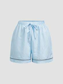 Chillnights 女款休閒條紋格紋印花兩件式居家服下裝 - 彩色 - 查看 6