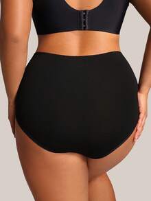Barelissa Plus Size Minimalist Underwear Single Pack - Black - View 2