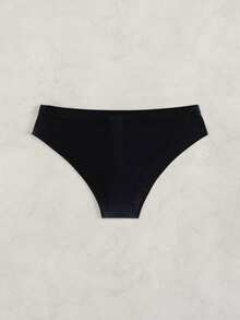 ZELFYO Men's Colorblock Triangle Swim Trunks For Beach Vacation - Black - View 2