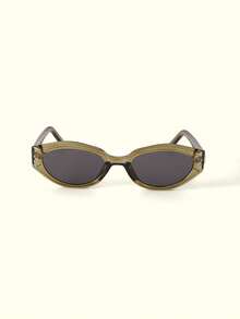 Popjeli Sweet And Cool Cat-Eye Glasses, Metal Temple Design, Versatile Commuting - Multicolor - View 6