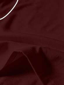 Sport MetroGents Men's Colorblock Crew Neck Casual Versatile Daily Travel Sports T-Shirt, Gym - Burgundy - View 4