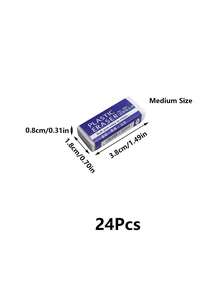 6/12/24 Packs Pencil Erasers, Rectangular White Erasers For School Office, Art Erasers For Drawing, Christmas Gifts Back To School - multicolor - View 10