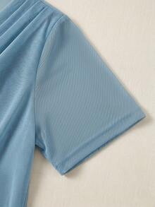 GlowEve Old Lady Elegant Granny Commuter Summer Coat Birthday Cocktail Blue - Blue - View 4