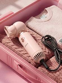 JMMO Foldable Mini Travel Hair Dryer With US Plug, Lightweight Portable Handheld Blow Dryer, Adjustable Wind Speed Compact Hair Dryer For Travel Daily Home Use - US A Type Plug(110-127V) - View 5