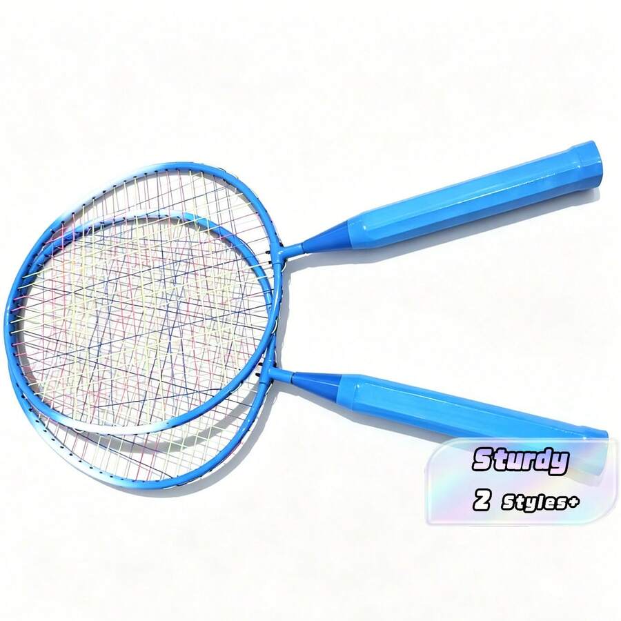 1 Juego de Raquetas de Bádminton y Volantes, para Juego Interior y Exterior, Colores Variados - Multicolor - Ver 1