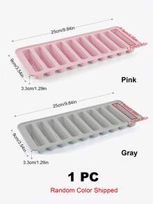 1 Khuôn Làm Đá Nhiều Ngăn, Khay Đá Silicon Màu Xám Tại Nhà - Xám - Xem 9