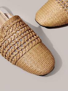 Styleloop Ladies, Willow Nails, Buckles, Flat Shoes. - Apricot - View 5