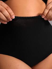 Barelissa Plus Size Minimalist Underwear Single Pack - Black - View 5