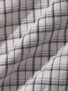 DAZY Infant (Boy) Turn-Down Collar Striped Korean Style Shirt Set - Grey - View 6