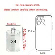Dispenser Holder, 10oz Transparent Plastic Jar Set For Bathroom Storage & Organizing, Vanity Makeup Organizer Box Home Bathroom Decor Bathroom Organizer Fall Decor Makeup Organizer Back To School - 3pcs transparent - View 15