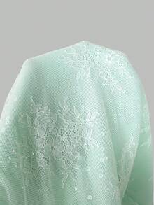 Athîral Women's Elegant Cute Lace Sequin Top, Summer , Music Festival Vacation , Party Top, Beach Vacation , Holiday Mint Green - Mint Green - View 6