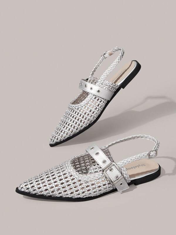 Styleloop Ladies, Willow Nails, Buckles, Flat Shoes.