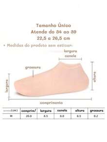1/2 Pairs Silicone Skin Care Footmuffs Moisturizing Foot Socks Anti-Cracking Softening Callus Cuticle Foot Cover Foot Mask Massage Moisturizing Foot Care Socks - Multicolor - View 5