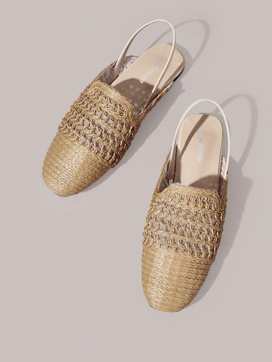Styleloop Ladies, Willow Nails, Buckles, Flat Shoes. - Apricot - View 1