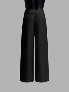 AXEPEAK Men's Fashion Versatile Commute Solid Color Pants - Black - View 4