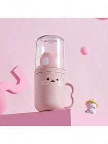 A Odorless Travel Toothbrush Box And Mouthwash Cup Set - Portable, Plastic Toothpaste Cup, Cute Rabbit Design, Bathroom Mouthwash Cup, Space-Saving Hygiene Solution For Carry-On, Suitable For Business Travel And Vacation - Multicolor - View 10