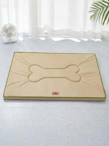 1PC Waterproof Pet Mat Dog Pad Cat Pad Durable Bite Resistant Scratch Resistant For Small Medium Large Dogs Cats All Season Pet Bed For Pets - Khaki - View 4