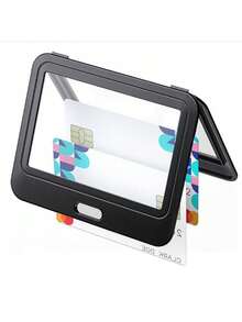 2PCS Hard Plastic Double Sided Horizontal Windows Black Badge Holder Card Protector Pouch Scratch Resistant Shockproof Clear View Easy Slide Compact For Office School Work Travel ID Credit Proximity Key Driver License Pass Back To School Supplies - black - View 6
