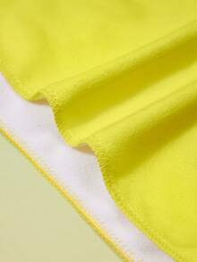 SpongeBob SquarePants | SHEIN 1 buah Handuk Mandi Berkerudung Bergambar Kartun Lucu Bertema Cosplay Kura-kura, Terbuat dari Bahan Mikrofiber dengan Daya Serap Air yang Kuat dan Tidak Mudah Rontok, Cocok untuk Mandi, Berenang, Pantai, dan Acara Lainnya - Kuning - View 6