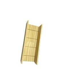 1PC Wooden Hamster Staircase & Slide, Natural Wood Climbing Ladder Platform Toy For Hamster Gerbil Small Pets, Cage Accessory (Color & Style Sent Randomly) - View 6