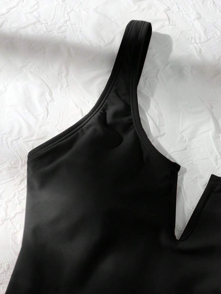 Vaytide Summer Beach V Wired One Piece Swimsuit - Black - View 6