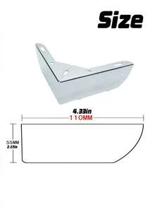 4件裝重承重家具腳 金屬櫃三爪腳 三角沙發腳 DIY家具五金腳 - 多色 - 查看 3