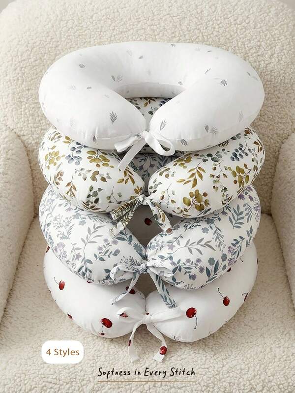 Cozy Pixies Bantal menyusui bermotif lembut dan nyaman, cocok untuk membantu bayi baru lahir menyusui, membantu tidur dan proses menyusui.