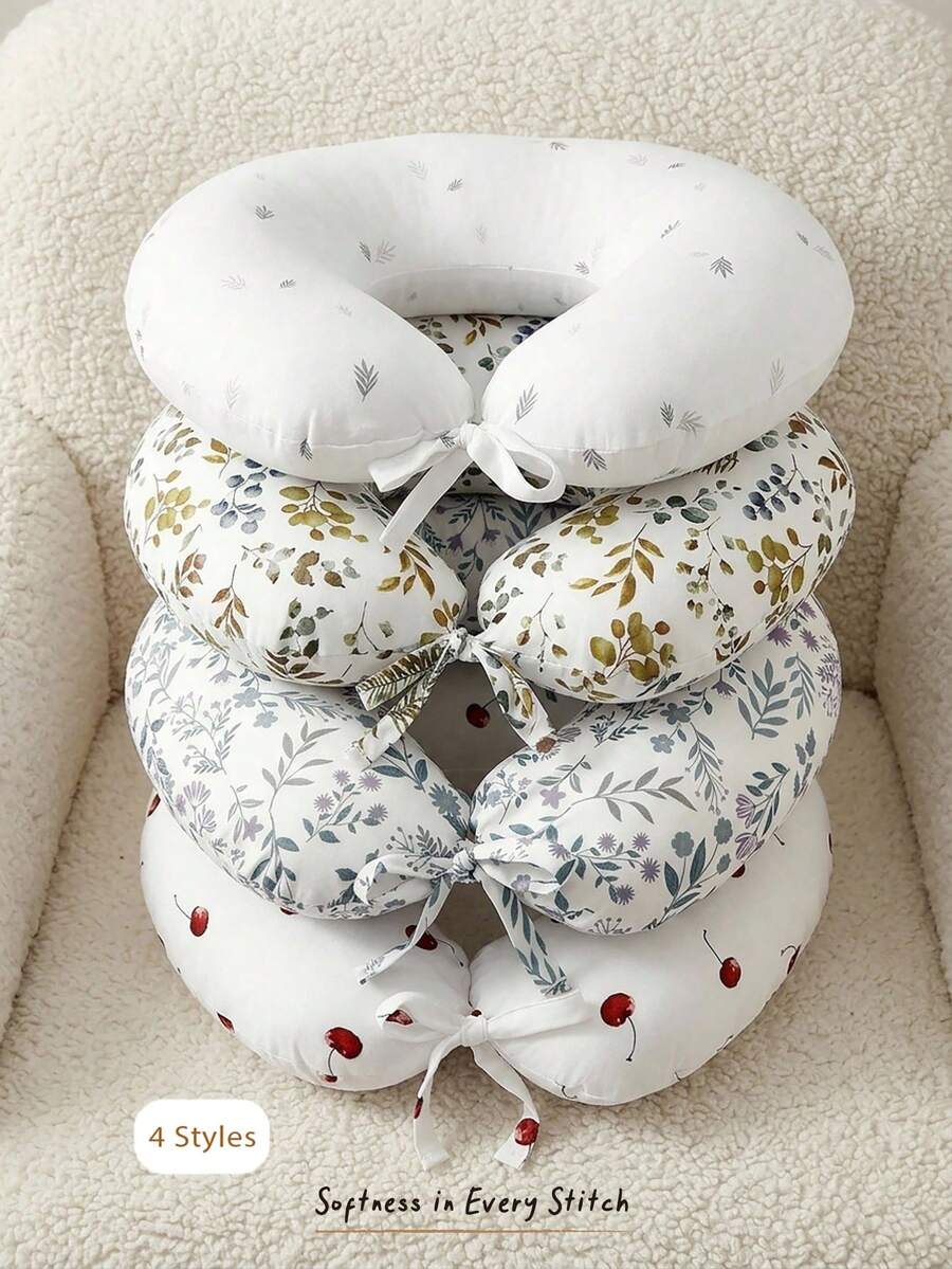 Cozy Pixies Bantal menyusui bermotif lembut dan nyaman, cocok untuk membantu bayi baru lahir menyusui, membantu tidur dan proses menyusui. - MultiWarna - View 1