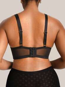NudeFit Sujetador con aros para mujer talla grande, 1 pieza - Negro - Ver 2