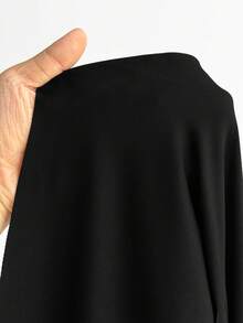 Maweii Robe longue élégante pour femmes grandes tailles, noire, sans manches, design ajouré, fente, drapée, asymétrique, sexy, style de rue, personnalisée, robe d'été amincissante asymétrique - Noir - Voir 7