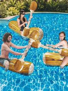 Large Inflatable Combat Fighting Float Raft Water Game Board, Family Pool Interactive Toy, Beach Pool Party Summer Outdoor Leisure Sports Equipment - Multiple Styles - View 4