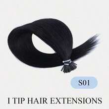 I-Tip Hair Extensions Real Human Hair 50Pcs,  Cold Fusion Microlink Extensions For Women,Nature Color Pre-Bonded Invisible Hairpiece For Instant Volume & Length On Thin Hair,Long-Lasting Secure Reusable Perfect Mother's Day Beauty Gift Idea - Multicolor - View 27