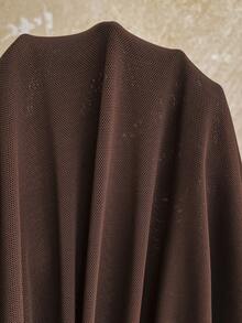 Soleia Women's Fashion One-Shoulder Ruched Lace Patchwork Sexy Romper - Brown - View 8