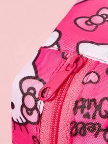 HELLO KITTY AND FRIENDS | SHEIN 1件/套 Kitty主題拉鍊收納包，多功能儲物袋，適用於衛生棉、電子產品、化妝品和小物品，便攜旅行收納包，適合女性與卡通愛好者 - 粉白色 - 查看 7