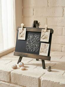 Cirelle An A-Shaped Tripod Easel Blackboard For Desktop Use, Featuring A Minimalist Design. Perfect For Notes In A Sleek Office Or At Home, It Balances Aesthetic Charm With Everyday Practicality - Ideal For Working Women And Families. - multicolor - View 1