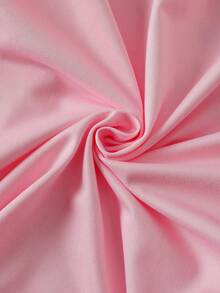 SHEIN 【隨機發貨1套】女童睡衣，四季款櫻桃、熊、蝴蝶結組合印花，領口、袖口與下擺對比色荷葉邊設計，舒適針織長袖長褲兩件套，1套（隨機發貨） - 彩色 - 查看 6