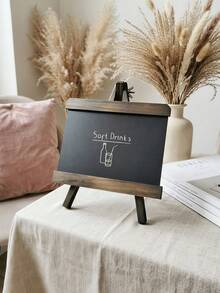 Cirelle An A-Shaped Tripod Easel Blackboard For Desktop Use, Featuring A Minimalist Design. Perfect For Notes In A Sleek Office Or At Home, It Balances Aesthetic Charm With Everyday Practicality - Ideal For Working Women And Families. - multicolor - View 5