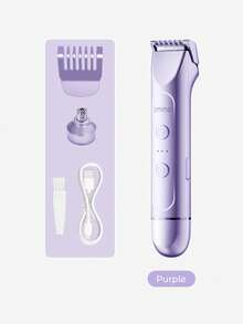 JMMO 2 In 1 Hair Clippers For Women, Rechargeable Cordless Electric Hair Trimmer & Mini Shaver With Guide Comb, Waterproof Quiet Hair Cutting Machine For Home Salon Haircut Grooming - View 11