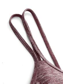 Cheerettes 女款休閒日常穿著瑜珈運動內衣 - 綠色 - 查看 7