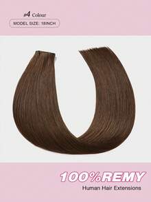 新款 Genius Weft 生髮接髮片 原毛表皮對齊 真人髮 直髮 Natural Human Remi - S4 - View 2