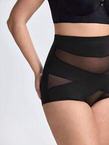 Slumbrini 1 pieza Moldeador corporal para mujer de talla grande, Cinturilla, Control de abdomen, Levantador de glúteos, Beige - Negro - Ver 7